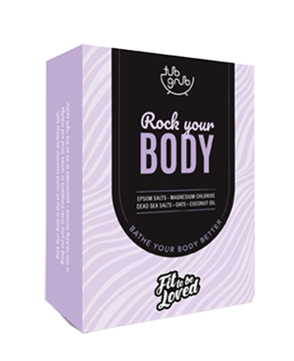 Rock Your Body - With a mix of magical Dead Sea Salts, Epsom Salts, Magnesium Chloride. Flakes, Oats and Organic Coconut Oil.